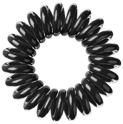 InvisiBobble true black резинка-браслет для волос черная